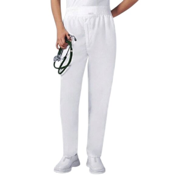 Cherokee® Inspired Comfort 190 Women's Original Boxer Scrub Pant - White - Picture 1 of 3